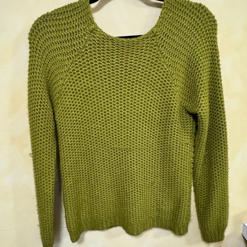 l'adore green sweater
